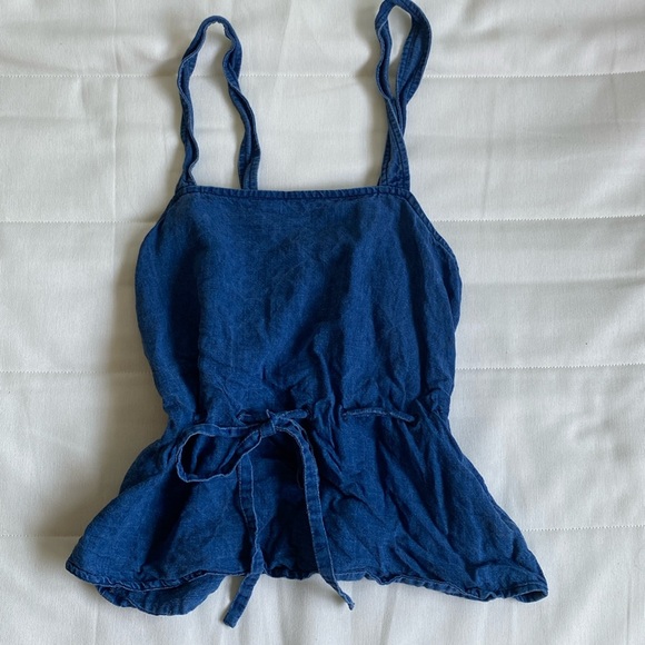 ARITZIA Wilfred Denim Tank Top - Picture 1 of 4